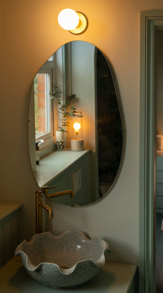 Lochan Wall Light in Brass By Tala