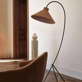 Paloma Rattan Floor Lamp