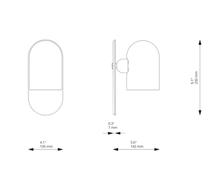 Schwung Odyssey Wall Light Small