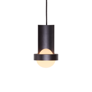 Loop Single Pendant in Dark Grey + Sphere III